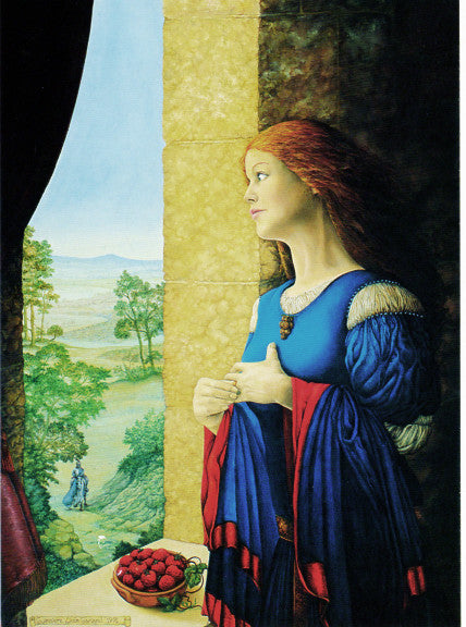 Linda Garland Camelot Queen Guinevere Greeting Card