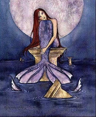 Amy Brown Remembering Atlantis Mermaid Print -- Limited Edition 8 x 10