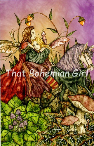 Amy Brown Rescued Fairy Note Card