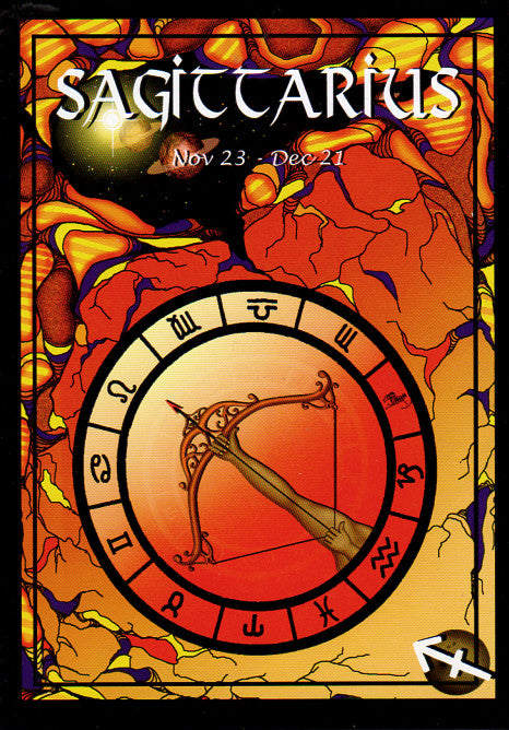 Astrology Sagittarius Greeting Card