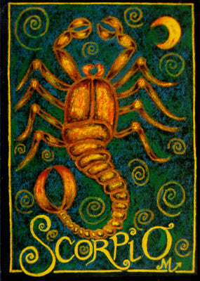 Astrology Scorpio Note Card