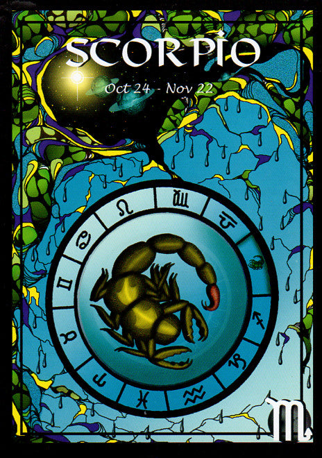 Astrology Scorpio Greeting Card