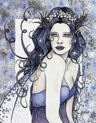Jessica Galbreth Snow Queen Limited Edition Signed Print -- 11 x 14