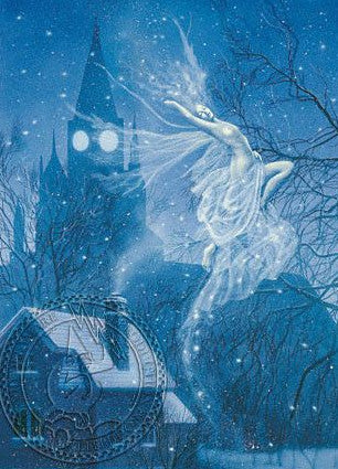 David Delamare Snow Queen Fairy Greeting Card
