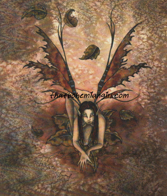 Amy Brown Something Wild III Fairy Print -- Limited Edition