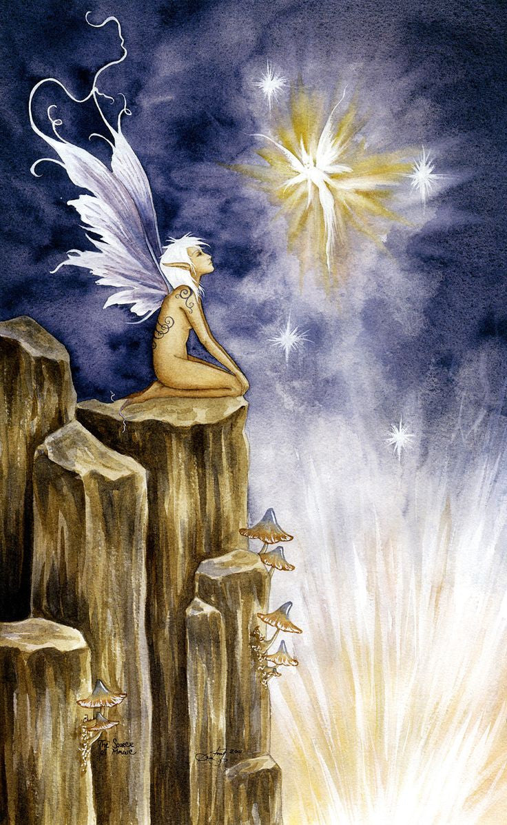 Amy Brown Source of Magic Fairy Print -- Limited Edition