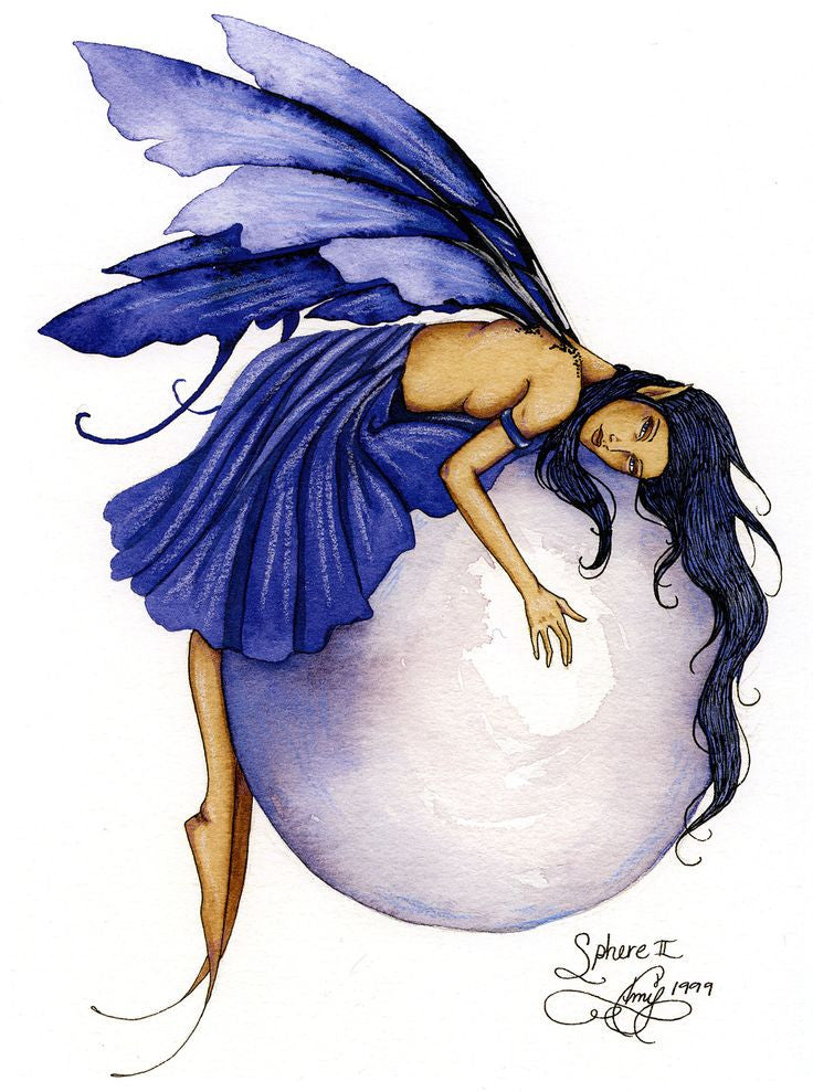 Amy Brown Sphere II Fairy Postcard