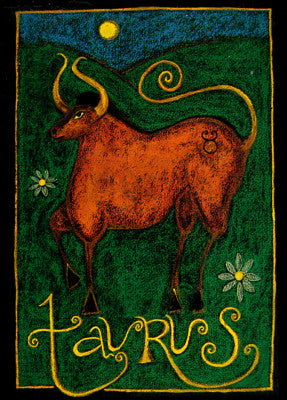 Astrology Taurus Note Card