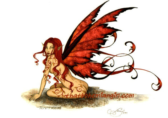 Amy Brown Temptress Fairy Postcard
