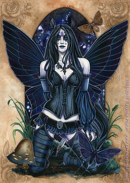 Michele-lee Phelan Dark Bringer Fairy Print