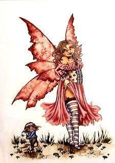 Amy Brown The Flirt Fairy Postcard