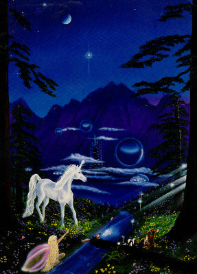 Ann Van Eps The New World Fairy + Unicorn Greeting Card