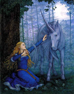 Linda Garland Therese and the Unicorn