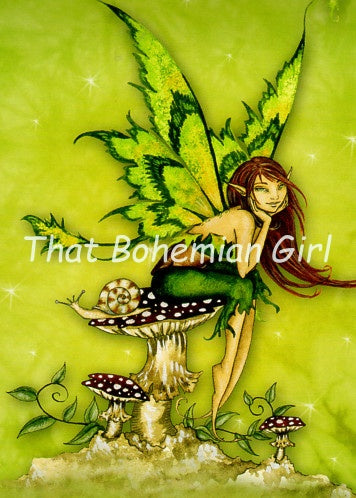 Amy Brown Thinking of You Fairy Note Card
