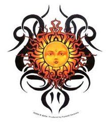 Celestial Sun Sticker