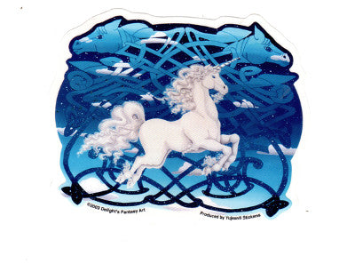 Unicorn The Wind Sticker Decal