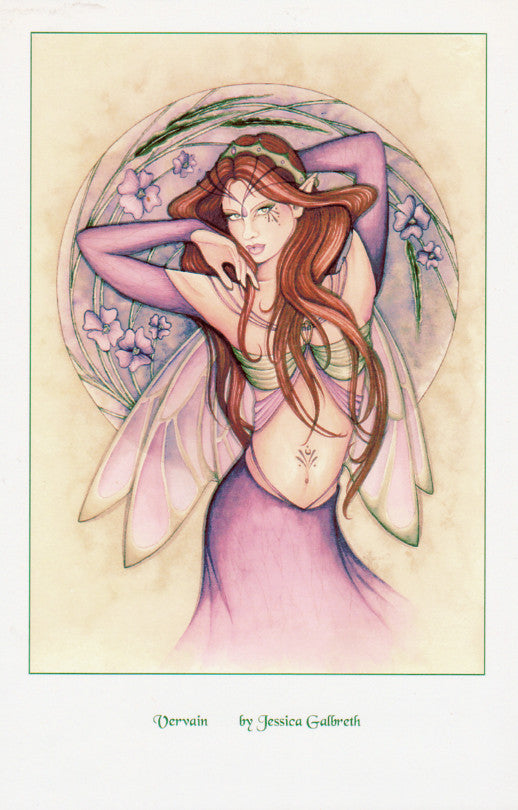 Jessica Galbreth Vervain Fairy Mini Print