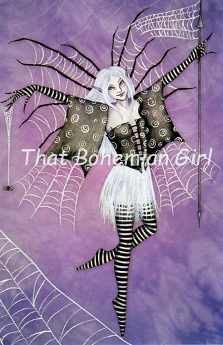 Amy Brown Web Dancer Fairy Note Card