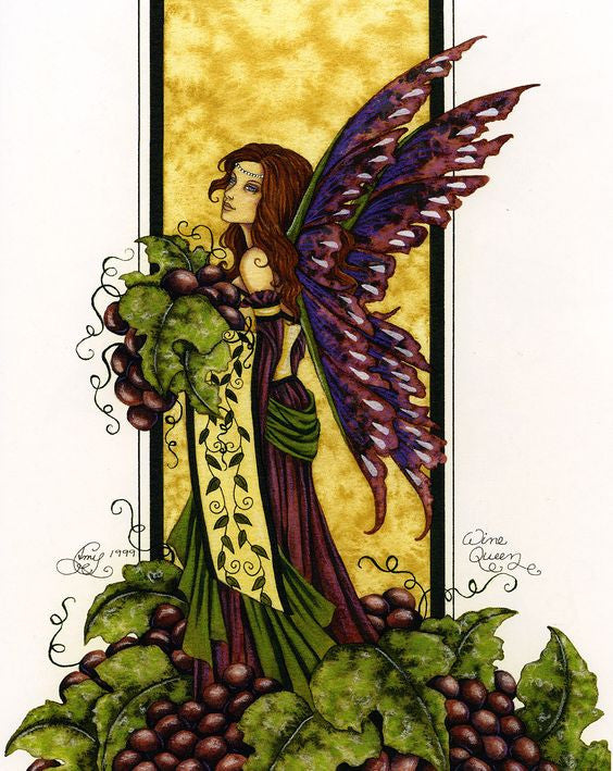 Amy Brown Wine Queen Fairy Print