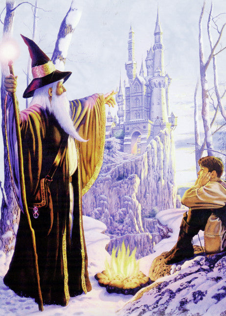 Wizard + Boy Greeting Card