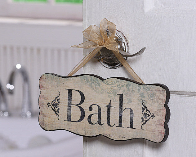 Bath Sign -- Vintage Reproduction