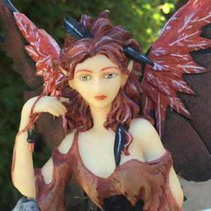 Amy Brown Wood Witch Fairy Figurine