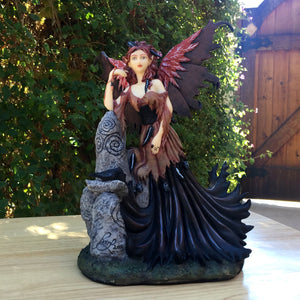 Amy Brown Wood Witch Fairy Figurine